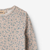 Wheat Wool Langærmet Uld T-shirt Alfie Jersey Tops and T-Shirts 1481 blue flowers