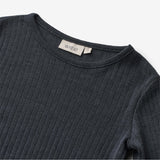 Wheat SMU Langærmet Uld T-shirt Alfie Jersey Tops and T-Shirts 1432 navy
