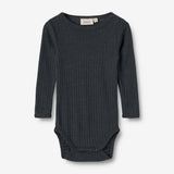 Wheat SMU Langærmet Uld/silke body Liea Underwear/Bodies 1432 navy