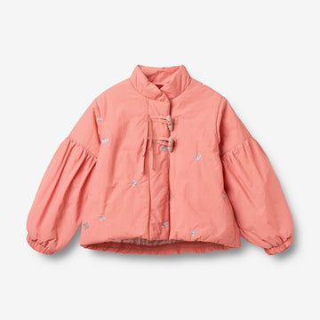 Wheat Outerwear Letvægts Pufferjakke Sola Jacket 9606 red check