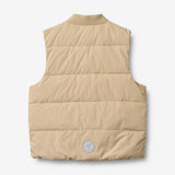 Wheat Outerwear Letvægts Puffervest Fryd Vest 9608 sand stone