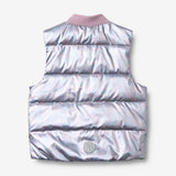 Wheat Outerwear Letvægts Puffervest Fryd Vest 9609 silver sky flower