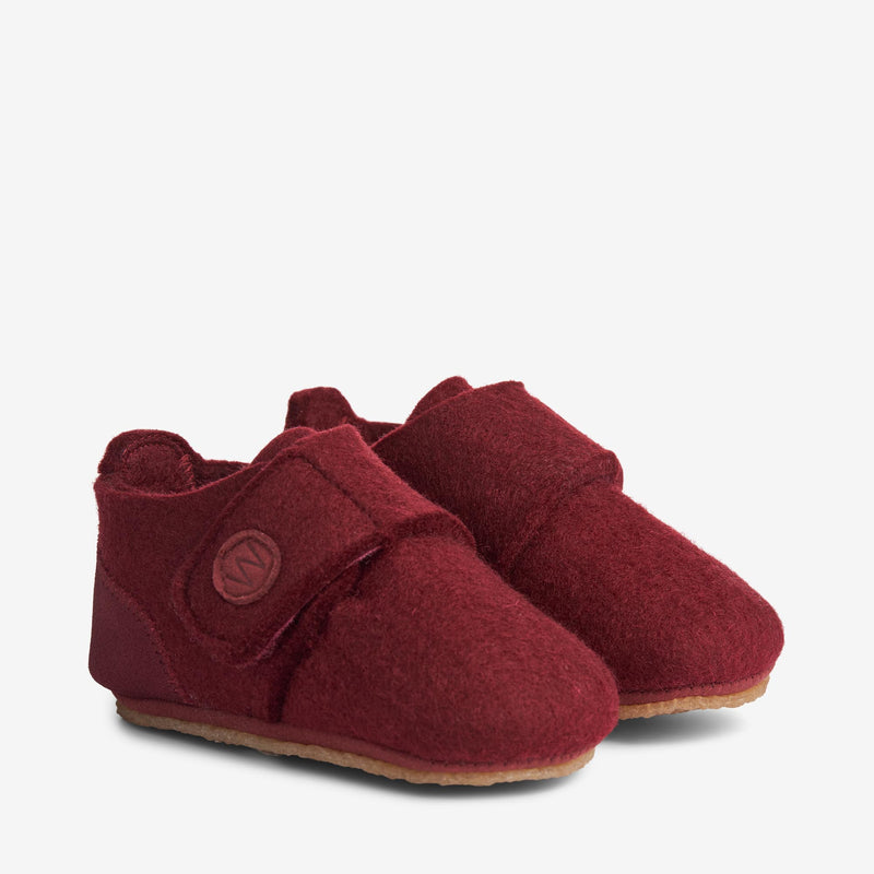 Wheat Footwear Marlin Filt Hjemmesko | Baby Indoor Shoes 2120 berry