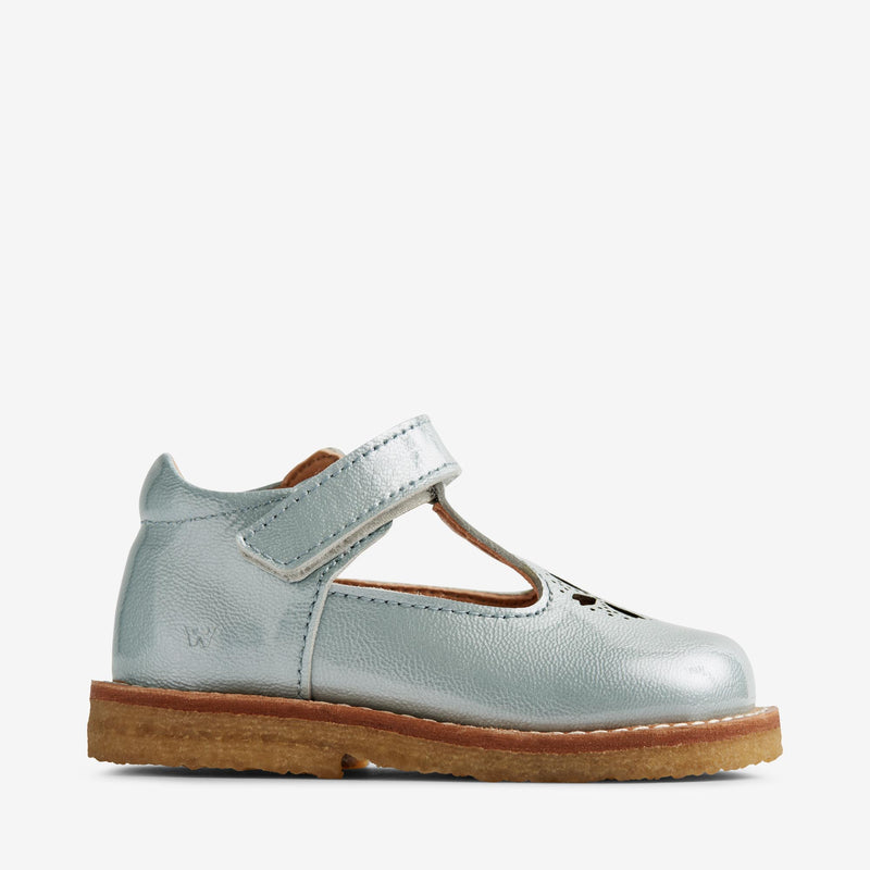 Wheat Footwear   Mary Jane Asta Crepe 4030 light blue