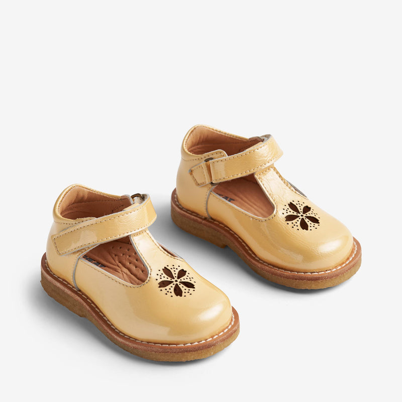 Wheat Footwear   Mary Jane Asta Crepe 5310 lemon