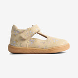 Wheat Footwear Mary Jane Sinne Prewalkers 9632 barely apricot flowers