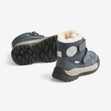 Wheat Footwear Millas Dobblet Velcro Tex Støvle Winter Footwear 1432 navy