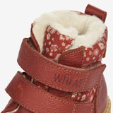Wheat Footwear Moon Velcro Tex Print Støvle Winter Footwear 2072 red