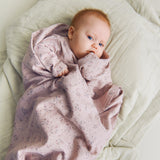 Wheat Main Muslin Stofsvøb Kaya Accessories 1353 soft lilac flowers