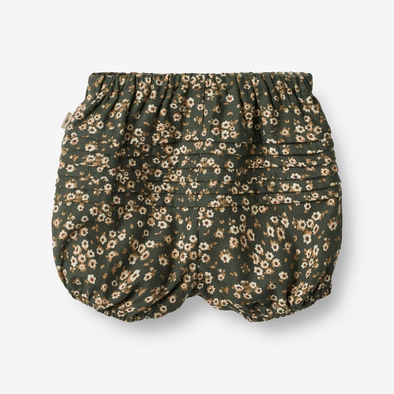 Wheat Main  Flæse blebukser | Baby Shorts 0027 black coal flowers