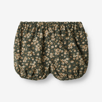 Wheat Main  Flæse blebukser | Baby Shorts 0027 black coal flowers
