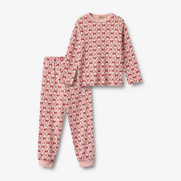 Wheat Main Nattøj Mila Home 9763 dim rose bows