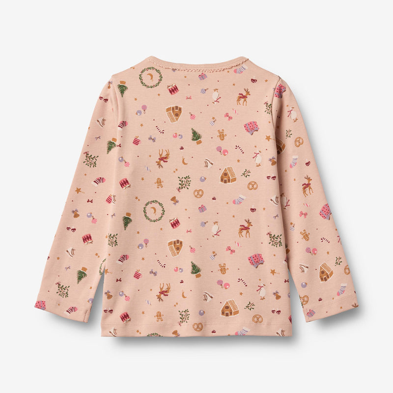 Wheat Main Nattøj Mila Home 9589 rose dust holiday