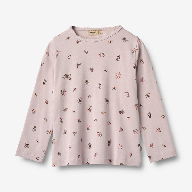 Wheat Main Nattøj Mila Home 1353 soft lilac flowers