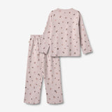 Wheat Main Nattøj Mila Home 1353 soft lilac flowers