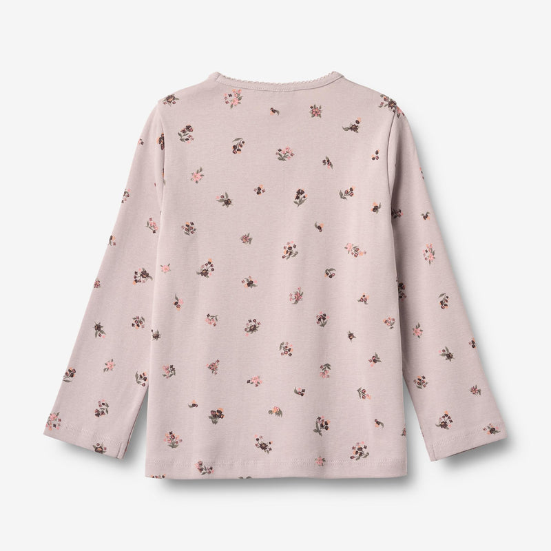 Wheat Main Nattøj Mila Home 1353 soft lilac flowers