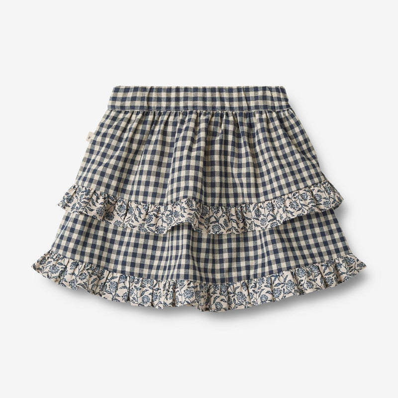 Wheat Main   Nederdel Ulrikke Skirts 1306 blue check