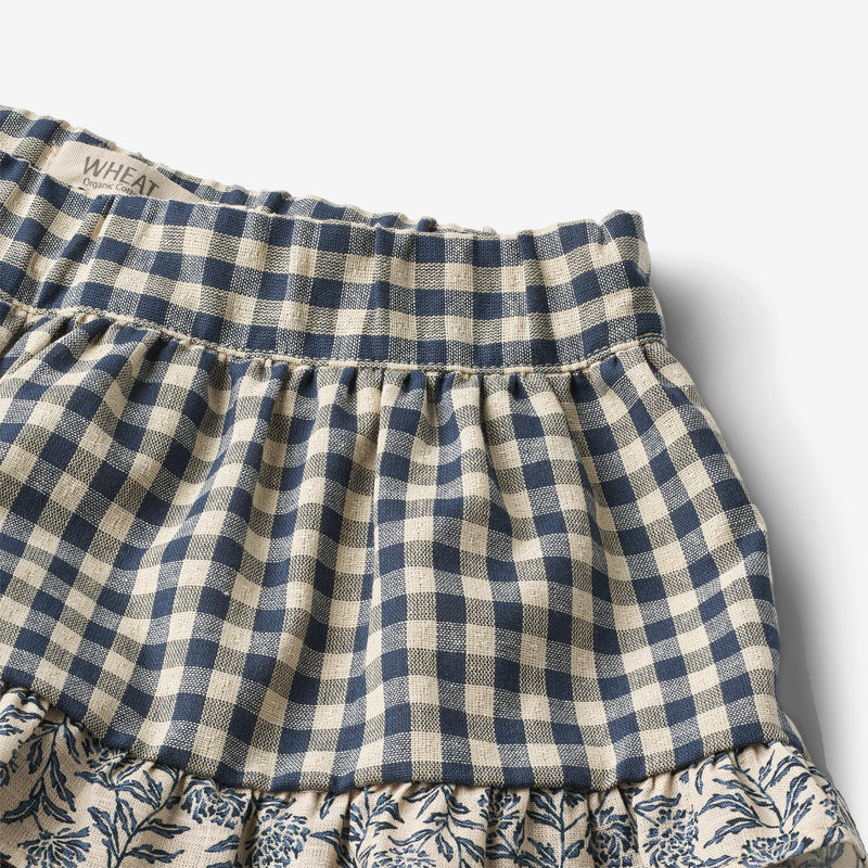 Wheat Main   Nederdel Ulrikke Skirts 1306 blue check