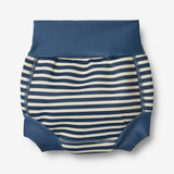 Wheat Main Neopren Badebukser Anker Shorts 1048 blue stripe