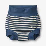 Wheat Main Neopren Badebukser Anker Shorts 1048 blue stripe