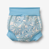 Wheat Main Neopren Badebukser Anker Shorts 9635 blue palm