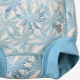 Wheat Main Neopren Badebukser Anker Shorts 9635 blue palm