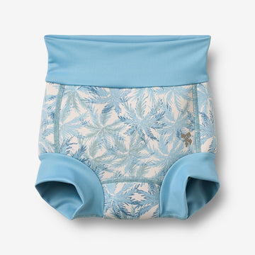 Wheat Main Neopren Badebukser Anker Shorts 9635 blue palm