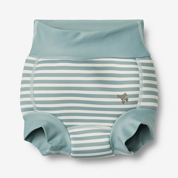 Wheat Main Neopren Badebukser Anker Swimwear 9437 rainy waves stripe