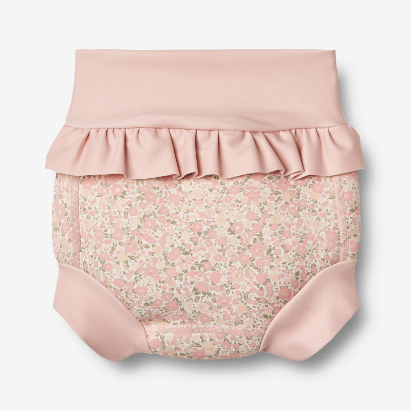 Wheat Main Neopren Badebukser Rita Swimwear 9427 ivory flower meadow