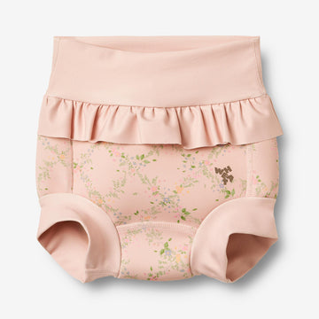 Wheat Main Neopren Badebukser Rita Swimwear 9450 powder checked flowers