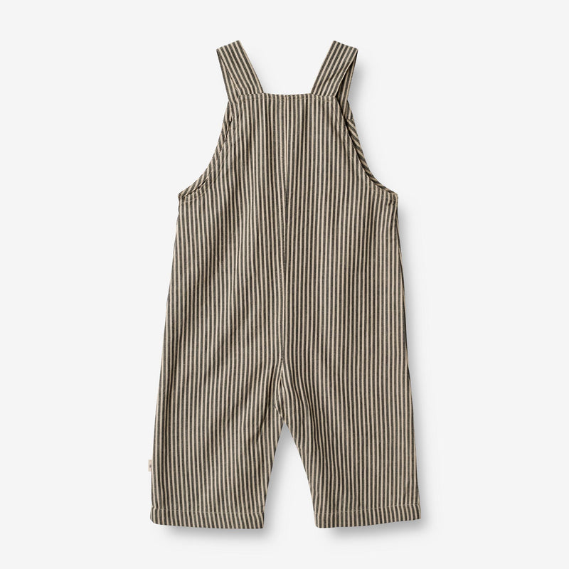 Wheat Main  Overall Issey | Baby Trousers 0030 black coal stripe