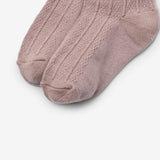 Wheat Main Sæt Af To Uld Blondesokker Nora Socks/Tights 3008 shadow brown