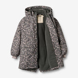 Wheat Outerwear Parka Jello Jacket 9528 black sea open flowers
