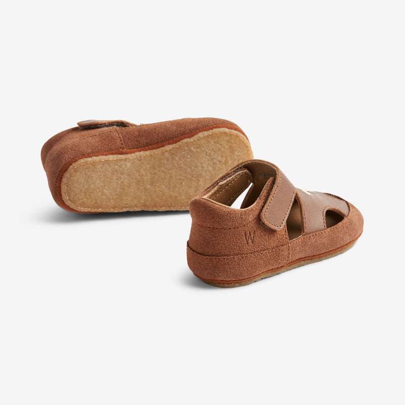 Wheat Footwear Pax Indendørssko | Baby Indoor Shoes 9002 cognac