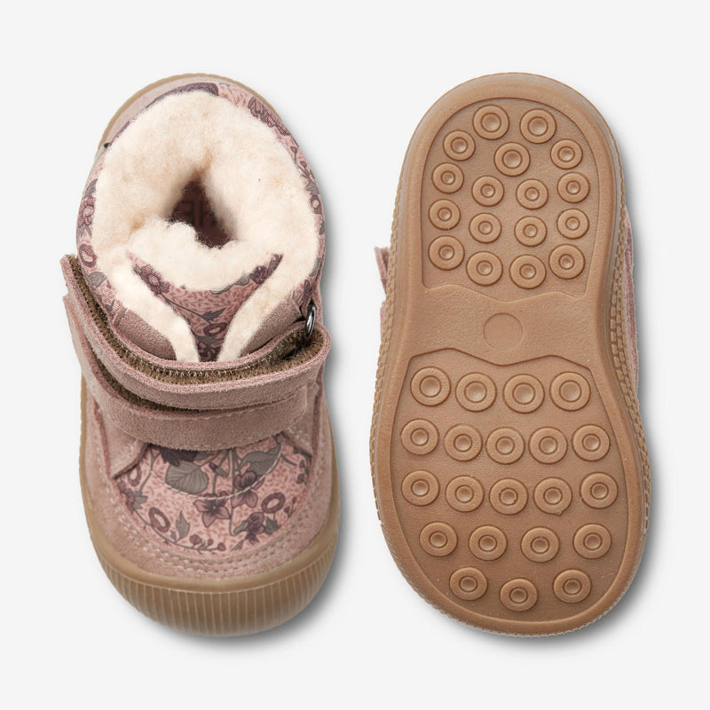 Wheat Footwear Printet Daxi Uld Tex | Baby Prewalkers 2163 dusty rouge 