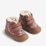 Wheat Footwear Printet Daxi Uld Tex | Baby Prewalkers 2163 dusty rouge 