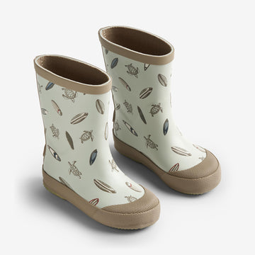 Wheat Footwear   Printet Gummistøvle Muddy Rubber Boots 1110 turtle surf