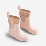 Wheat Footwear   Printet Mist Gummistøvle Rubber Boots 9506 rainbow flowers