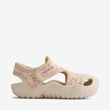 Wheat Footwear Printet Sandal Bani Sandal 9427 ivory flower meadow