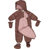 Wheat Outerwear Puffer Baby Dragt Snowsuit 2449 powder plum dots