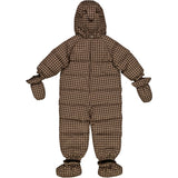 Wheat Outerwear Puffer Baby Dragt Snowsuit 3001 brown check