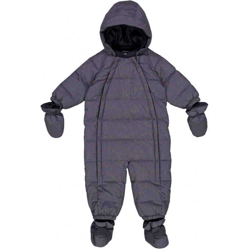 Wheat Outerwear Puffer Baby Dragt Snowsuit 1118 dark blue melange