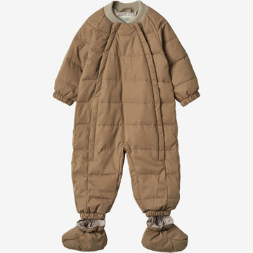 Wheat Outerwear Puffer Baby Dragt Nunu | Baby Snowsuit 4210 golden brown