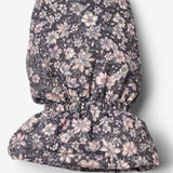 Wheat Outerwear Puffer Baby Luffer Muffu Accessories 9670 dark charcoal flowers