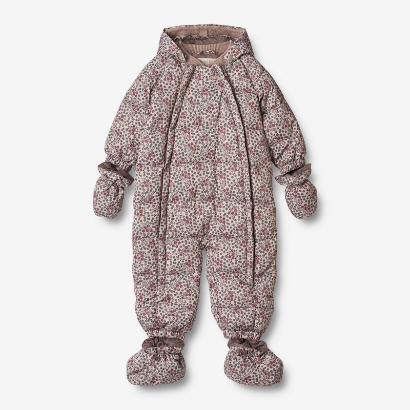 Wheat Outerwear Puffer Baby Dragt Edem | Baby Snowsuit 1352 pale lilac berries