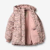 Wheat Outerwear Puffer Jakke Eli Jacket 9536 rose powder flowers