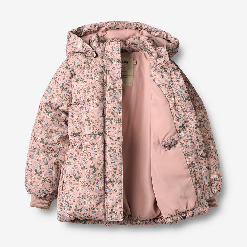 Wheat Outerwear Puffer Jakke Eli Jacket 9536 rose powder flowers