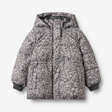 Wheat Outerwear Puffer Jakke Eli Jacket 9670 dark charcoal flowers