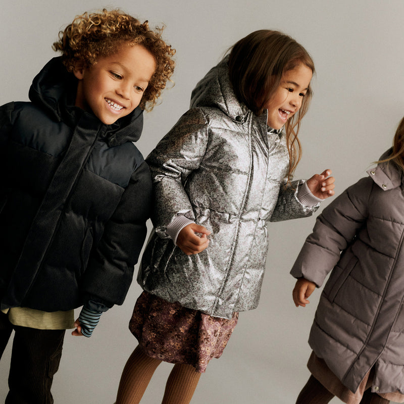 Wheat Outerwear Puffer Jakke Eli Jacket 9538 silver flower meadow