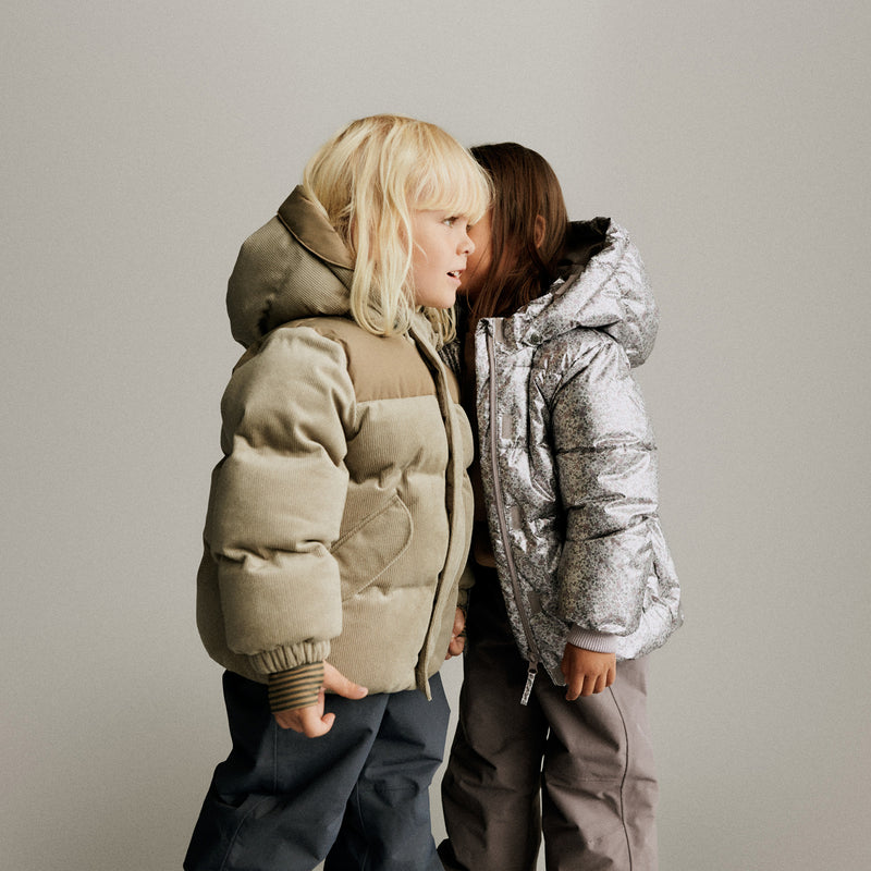 Wheat Outerwear Puffer Jakke Eli Jacket 9538 silver flower meadow